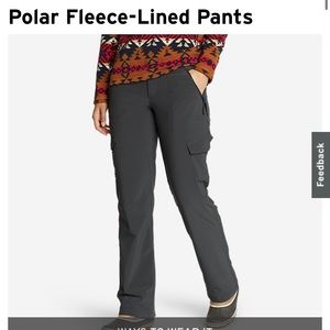 Eddie Bauer Women’s Polar Fleece Lines Pants